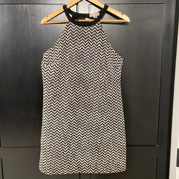 1 State halter mini dress with herringbone pattern New Year’s Eve - Picture 1 of 2